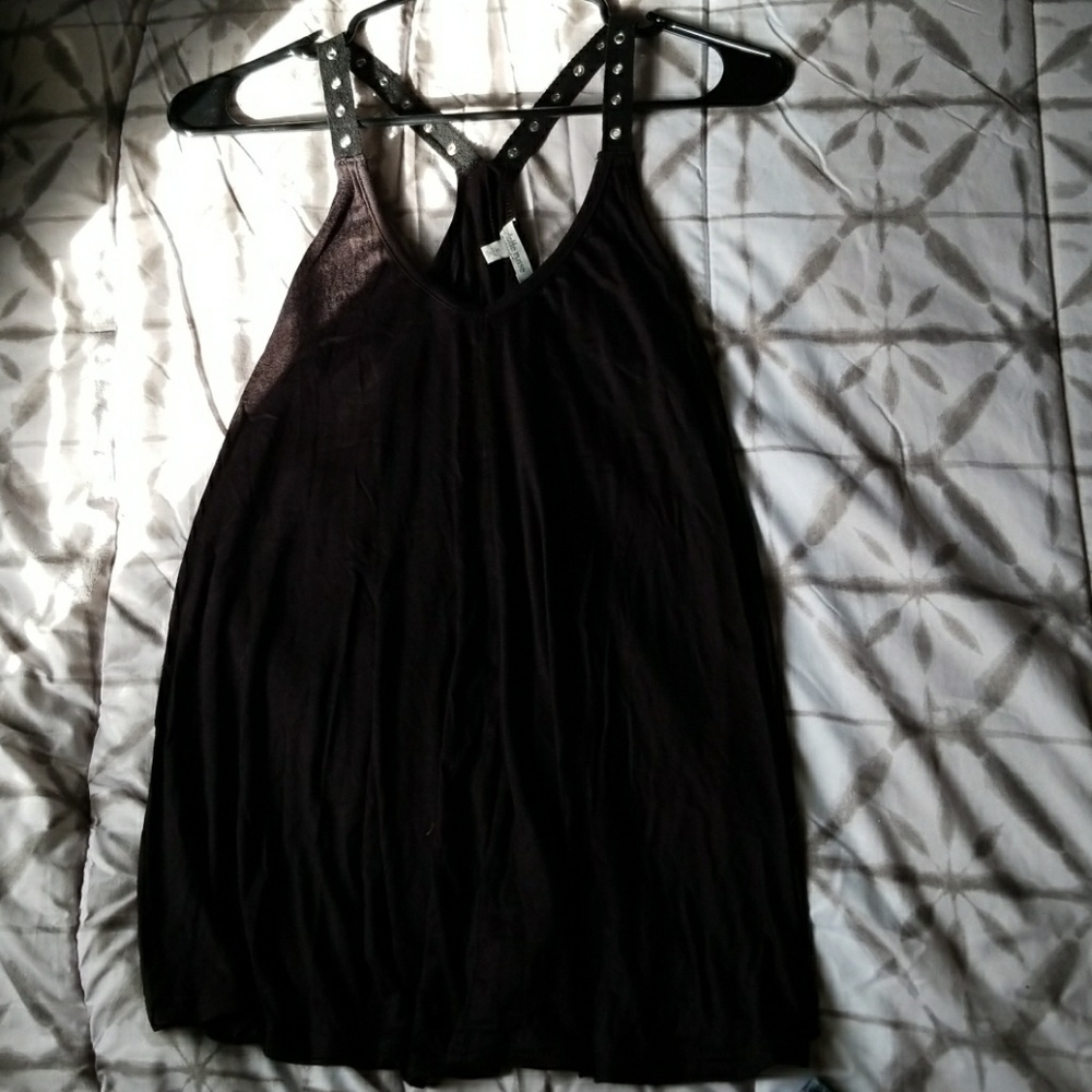 NWOT Charlotte Russe flowy v-neck tank top